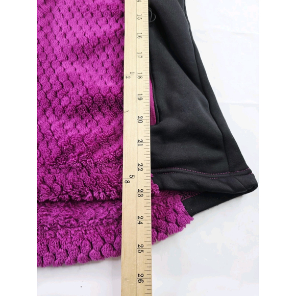 Women's Avalanche Fleece Full Zip Purple Sweater Jacket Size Medium - Picture 4 of 5